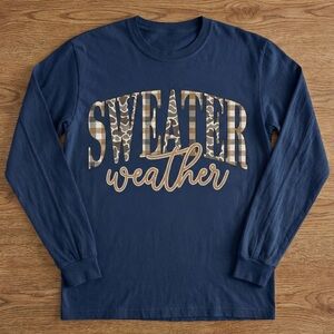 Gildan Navy Blue Sweater Weather Crewneck